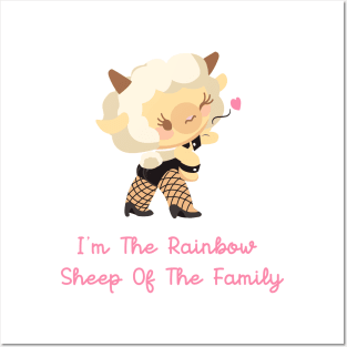 i'm the rainbow sheep of the family (lgbtq) Posters and Art